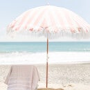 Business & Pleasure Holiday Beach Umbrella - Pink Crew Stripe