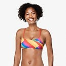 Pride Printed Strappy Bikini Top