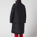 P.E Nation Women's Infield Longline Puffer Jacket - Black