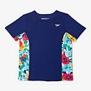 Short Sleeve Printed Splice Rashguard
