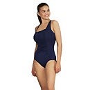 Solid Shirred Tank Onepiece