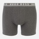 BOSS Bodywear Men's 3-Pack Boxer Briefs - Black/Charcoal/Navy - S