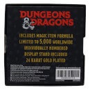 Fanattik Dungeons & Dragons Limited Edition 24k Gold Plated Medallion
