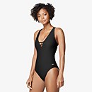 Strappy V-Neck One Piece
