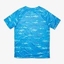 Short Sleeve Printed Shark Swim Shirt
