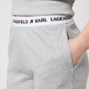 KARL LAGERFELD Women's Logo Pyjama Shorts - Grey - XS