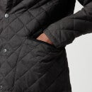 Barbour Tartan Men's Yordel Quilt Jacket - Charcoal - S