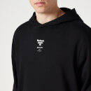 Barbour Beacon Mens's Relaxed Pop Over Hoodie - Black - S