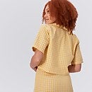 Women's Cropped Shirt Yellow