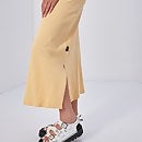 Women's Polo Midi Dress Yellow