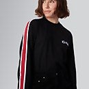 Women's Side Stripe Long Sleeve T-shirt Black