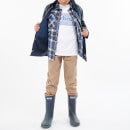 Barbour Boys' Summer Patch Bedale Waxed Jacket - DK Denim -  6-7 Years