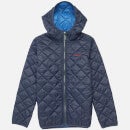 Barbour Boys' Fromar Quilt Packable Jacket - Navy -  6-7 Years