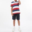 Barbour Boys' Logan Stripe Polo - Racing Red -  8-9 Years