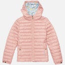 Barbour Girls' Cranmore Hooded Quilted Jacket - Soft Coral/Folky Floral