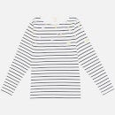 Barbour Girls' Bradley Striped Top - Off White -  10-11 Years