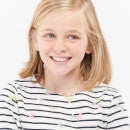 Barbour Girls' Bradley Striped Top - Off White -  10-11 Years