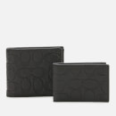 Coach Men's Signature Leather 3-1 Wallet - Black