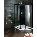 Noir 1200mm Black Offset Quadrant Shower Enclosure