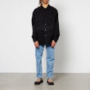 Tom Wood Men's Baltazar Jacquard Shirt - Black - S