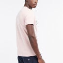 Barbour International Men's Essential Large Logo T-Shirt - Pink Cinder - S