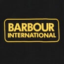 Barbour International Boys' Large Logo Crew Neck Sweatshirt - Black - 8-9 Years