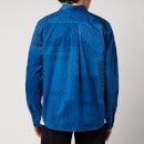 KENZO Men's Printed Casual Shirt - Royal Blue - 39/15.5inches
