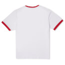 Stranger Things Vintage Logo Unisex Ringer T-Shirt - White/Red