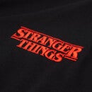 Stranger Things Poster Oversized Heavyweight T-Shirt - Black