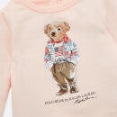 Ralph Lauren Girls' Bear T-Shirt - Hint Of Pink