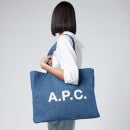A.P.C. Women's Diane Denim Tote Bag - Washed Indigo
