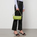 BY FAR Women's Mini Amira Flat Grain Leather Bag - Lime Green