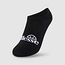 ELLESSE FRIMO 3 PACK NO SHOW SOCKS SAG BLACK