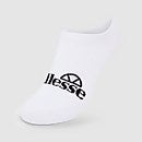 ELLESSE FRIMO 3 PACK NO SHOW SOCKS SAG WHITE