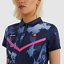 Ralles Poloshirt Marineblau Batik