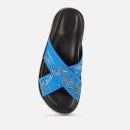 KENZO Women's Cross Micro Espadrille Sandals - Royal Blue - UK 3.5