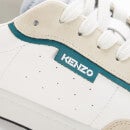 KENZO Men's Kourt 80 Leather Cupsole Trainers - White - UK 8