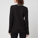 Salvatore Ferragamo Women's Cotton Iconic S Gros Jumper - Black - XS