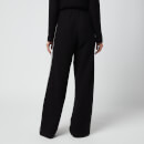 Salvatore Ferragamo Women's Cotton Iconic S Gros Trousers - Black - S