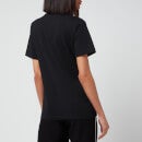 Salvatore Ferragamo Women's Cotton Intarsio Jacquard Geometric T-Shirt - Black || Monterey/R.Chile/L.RED/Nero - XS