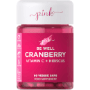 Pink Cranberry + Vitamin C + Hibiscus - 60 Veggie Capsules