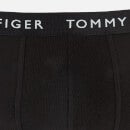 Tommy Hilfiger Men's 3-Pack Essential Logo Waistband Trunks - Black - S