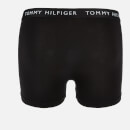 Tommy Hilfiger Men's 3-Pack Essential Logo Waistband Trunks - Black