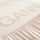 Ganni Women's Wool Mix Scarf - Egret