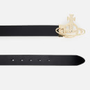 Vivienne Westwood Women's Belts Line Orb Buckle Light Gold - Black