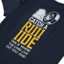 Borderlands Catch A Ride Embroidered Unisex T-Shirt - Navy