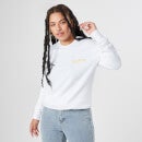 Borderlands CL4P-TP Embroidered Unisex Sweatshirt - White