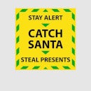 NHS Covid Christmas Catching Santa Unisex Christmas Jumper - Grey