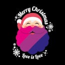 LGBTQ+ Bisexual Christmas Love Felpa Unisex - Nero