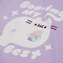 Pusheen Boo-ing My Best Women's Cropped T-Shirt - Lilac